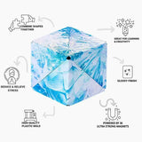 2.4" Shashibo Magnetic Puzzle Cube – Polar- Fidget Toy
