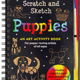 Puppies Scratch &amp; Sketch – Trace-Along Activity Book