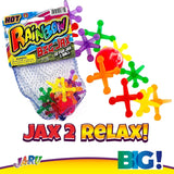 🌈 Rainbow Big Jax Retro Game – Jumbo Neon Jacks Set