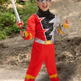 Power Rangers Dino Fury Red Ranger Toddler Muscle Costume by Disguise