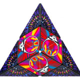 2.4" Shashibo Magnetic Puzzle Cube – Haight-Ashbury Grateful Dead Design- Fidget Toy
