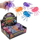 4.75" Squeezy Sugar Spider – Sparkly Squishy Fidget Toy