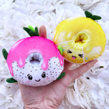 3.5" Super Duper Sugar Squisher – Plush Sugar Fruit Donuts Edition- Fidget Toy