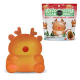 Sugar Squisher Reindeer Squishy- Fidget Toy