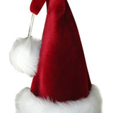Premium Santa Hat with Extended Pom-Pom