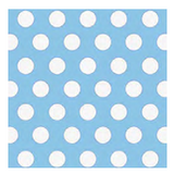 Powder Blue Dots Gift Wrap By Unique