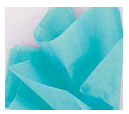 Teal Tissue Paper Sheets By Unique