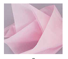 Pastel Pink Tissue Paper Sheets By Unique
