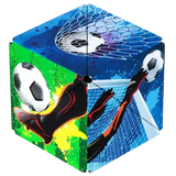 2.4" Shashibo Magnetic Puzzle Cube – Soccer- Fidget Toy