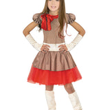 Sock Monkey Girl Kids Costume by Disguise