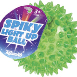 🌈 Flashing Spiky Ball  2.5" Bouncy • Squeezy • Tactile Sensory Toy