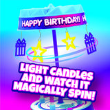 Spincredible Candle – Singing, Spinning Cake Topper