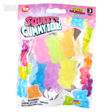 1.5" Squeezy Yummy Bears – 6 Pack