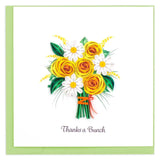 Thanks a Bunch Greeting Card by Quilling Card