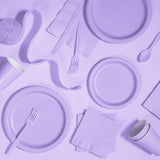 Luscious Lavender Assorted Premium Plastic Cutlery, 24 Count