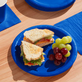 Cobalt Blue Paper Luncheon Plates By Creative Converting
