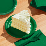 Emerald Paper Luncheon Plates By Creative Converting