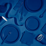 Navy Assorted Premium Plastic Cutlery, 24 Count