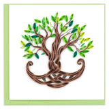 Tree of Life Greeting Card by Quilling Card