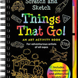 Things That Go! Scratch and Sketch – Trace-Along Activity Book
