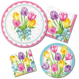 Trendy Tulips Beverage Napkins
