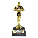 World’s Best Grandpa Gold Trophy – 7 Inches