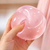 Pale Pink Coconut-Shaped Squishy Stress Relief Toy