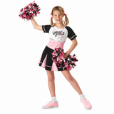 All Star Cheerleader Costume for Kids – Pink & Black | California Costumes