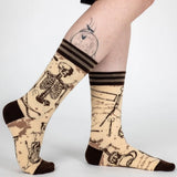 Antique Medical Adult Crew Socks One Size Fits Most By FootClothes
