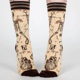 Antique Medical Adult Crew Socks One Size Fits Most By FootClothes