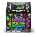 Scrunchems ASMR Squish Square – Bead-Filled Sensory Toy – Assorted Colors