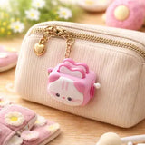 Cute Toast Animal Clicker Keychain