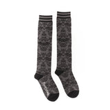 Bat Damask Adult Knee High Socks One Size Fits Most By FootClothes