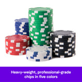 Poker Chips Set, 100 Pieces By Spin Master Games