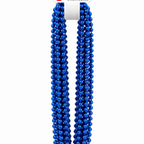 Blue Party Bead Necklaces – 12 Pack
