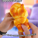 Grabie Golden Brioche Bun – Scented Slow-Rise Foam Squishy