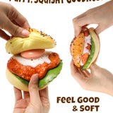 Grabie Teriyaki Burger Bun – Scented Slow-Rise Foam Squishy