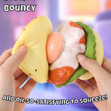 Grabie Teriyaki Burger Bun – Scented Slow-Rise Foam Squishy