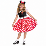 Disney Minnie Mouse Red Classic Kids Costume by Disguise