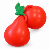Double Cherry Squeeze Squishy – Jumbo Cherry Sensory Toy