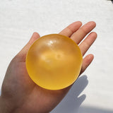 Yellow Coconut Oil Squish Ball – Moldable Sensory Toy