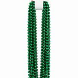 Green Party Bead Necklaces – 12 Pack