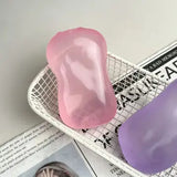 Pink Coconut Oil Soap Squishy | Translucent Zero-Rebound Sensory Fidget Toy