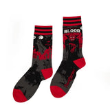 Dracula's Bloodlust Adult Crew Socks One Size Fits Most By FootClothes