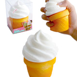 Grabie Dreamy Vanilla Ice Cream Swirl – Scented Slow-Rise Squishy