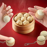 Original Dumpling Clicker Keyring – Mini Fidget Toy