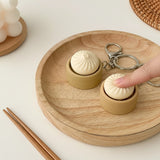 Original Dumpling Clicker Keyring – Mini Fidget Toy