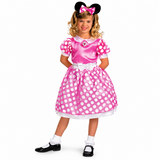 Disney Minnie Mouse Pink Classic Kids Costume by Disguise