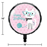 Purrfect Party 18" Foil Balloon