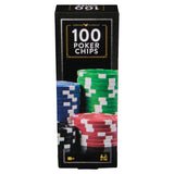 Poker Chips Set, 100 Pieces By Spin Master Games